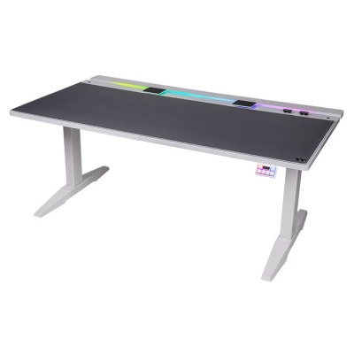 G700 RGB Gaming Desk Snow