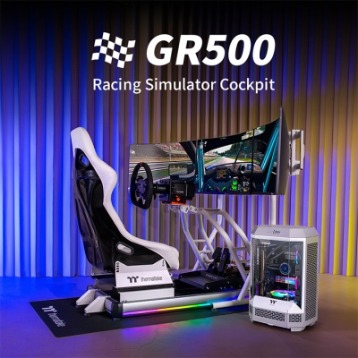 GR500 Racing Simulator Cockpit Snow